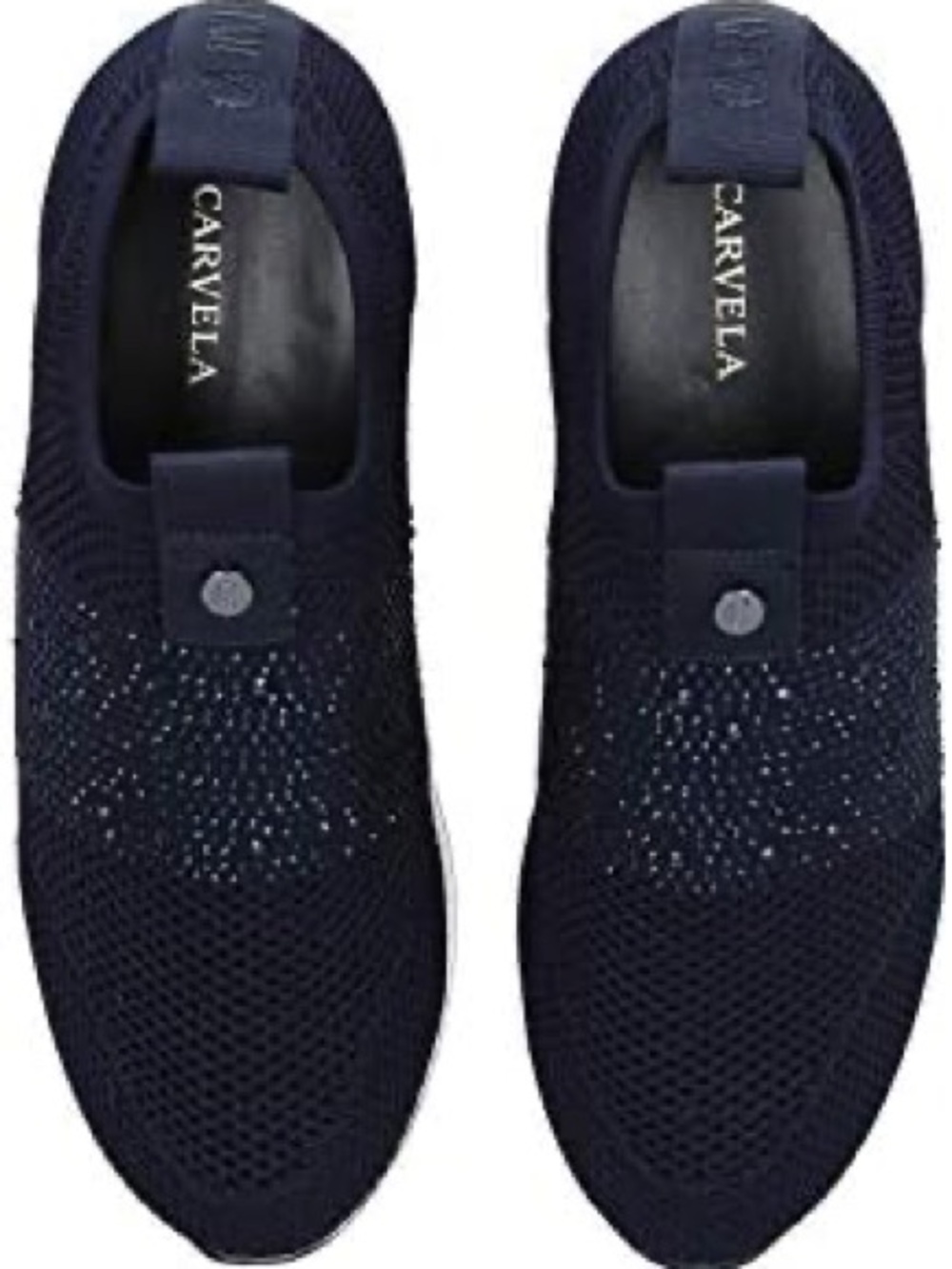 Carvela Women's Janeiro Sneaker, Navy 8US